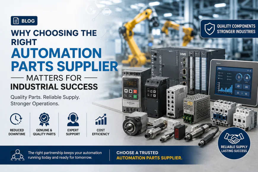 Why Choosing the Right Automation Parts Supplier Matters for Industrial Success