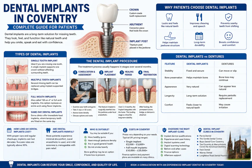 Dental Implants Coventry 2026 | Affordable Tooth Replacement | Spencer Road Dental Surgery