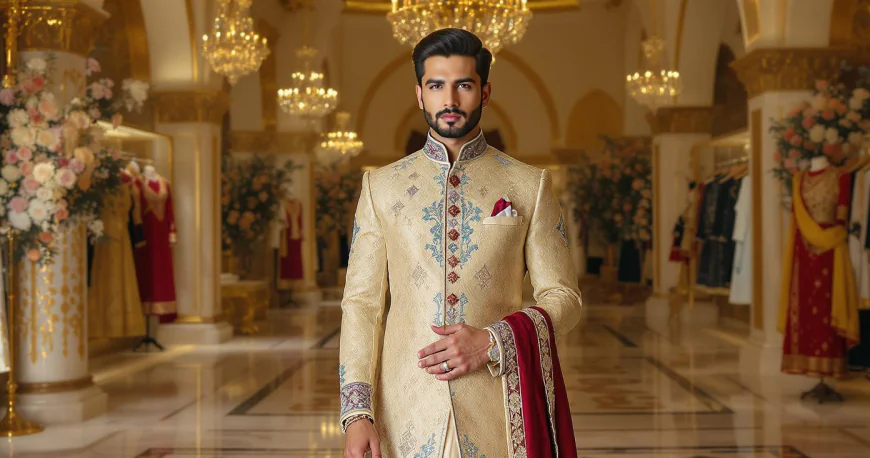 Indian Menswear in Dallas : Luxury Ethnic Groom Fashion Trends