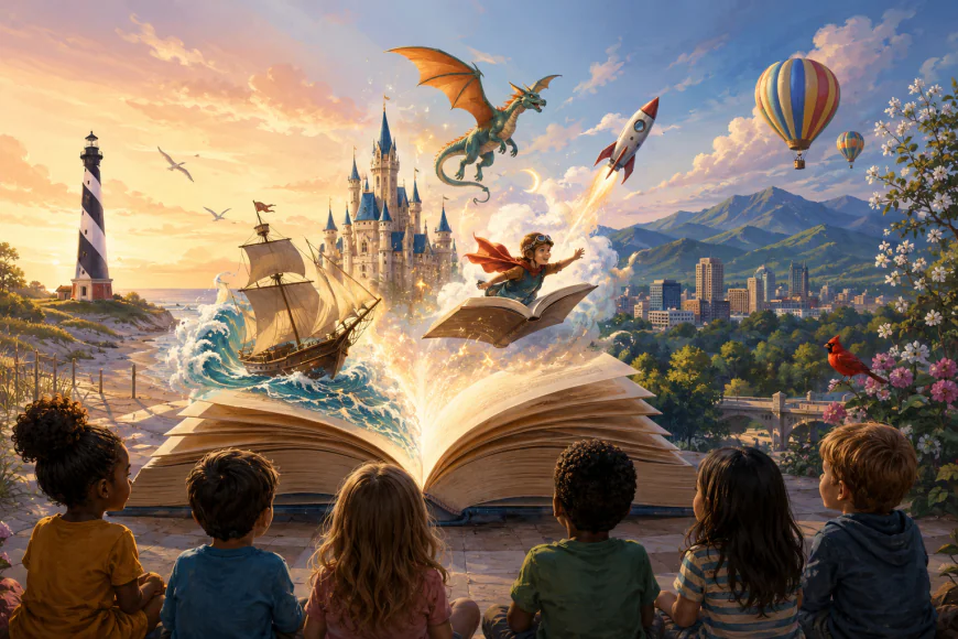Celebrating Imagination, Freedom, and Storytelling at Upcoming Book Launch Events in North Carolina