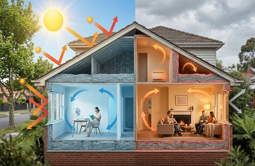 How Insulation Helps Melbourne Homes Stay Comfortable Year-Round