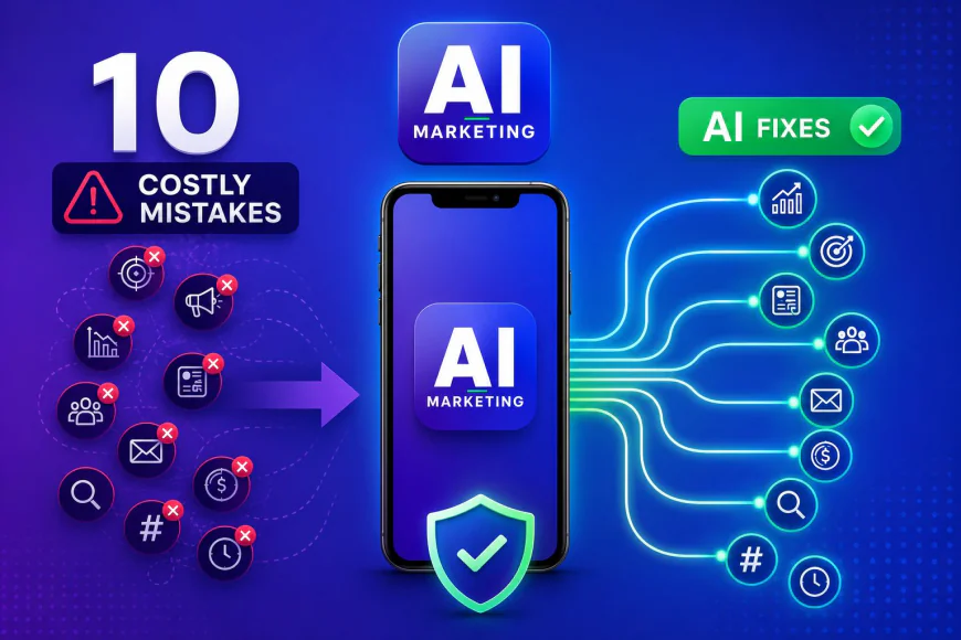 10 Costly Digital Marketing Mistakes You Are Probably Making — And How an AI Digital Marketing App Fixes Every One