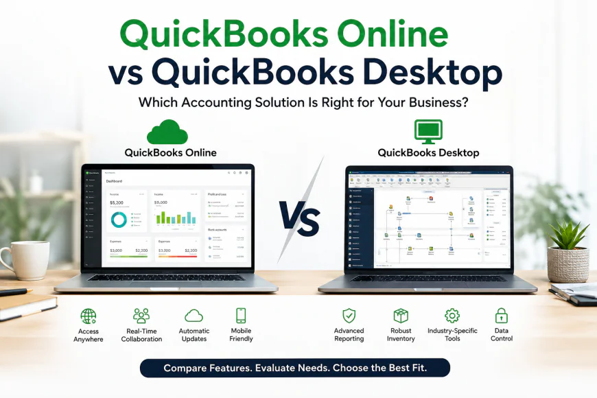 QuickBooks Online vs QuickBooks Desktop: Which Accounting Solution Is Right for Your Business?