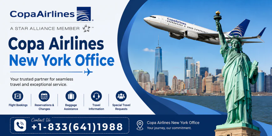+1-833(641)1988 Copa Airlines New York Office