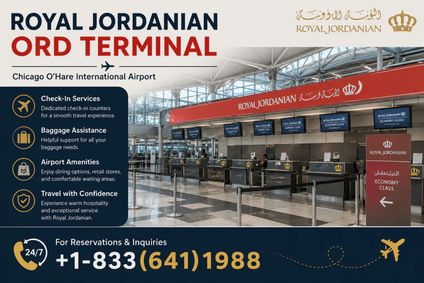 +1-833(641)1988 Royal Jordanian ORD Terminal