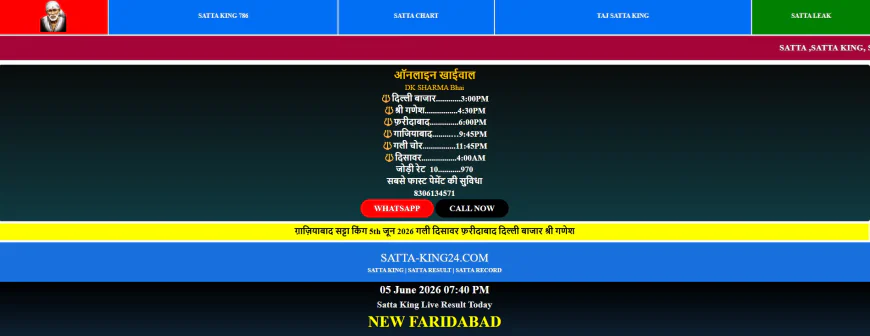 Satta King Fast Updates for Popular Market Information Daily