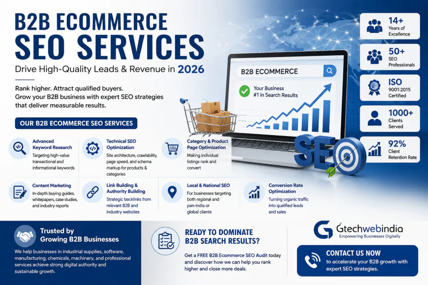 B2B Ecommerce SEO Services – Drive High-Quality Leads & Revenue in 2026