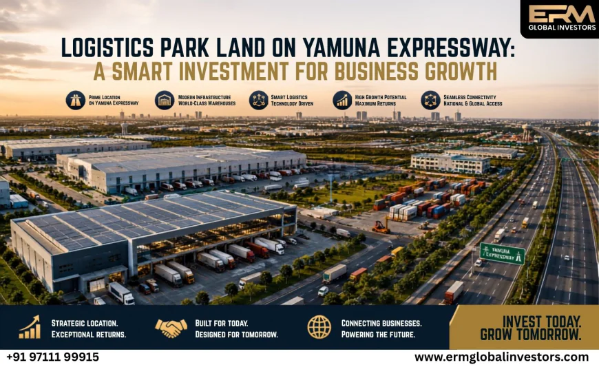 Logistics Park Land on Yamuna Expressway for Future Growth