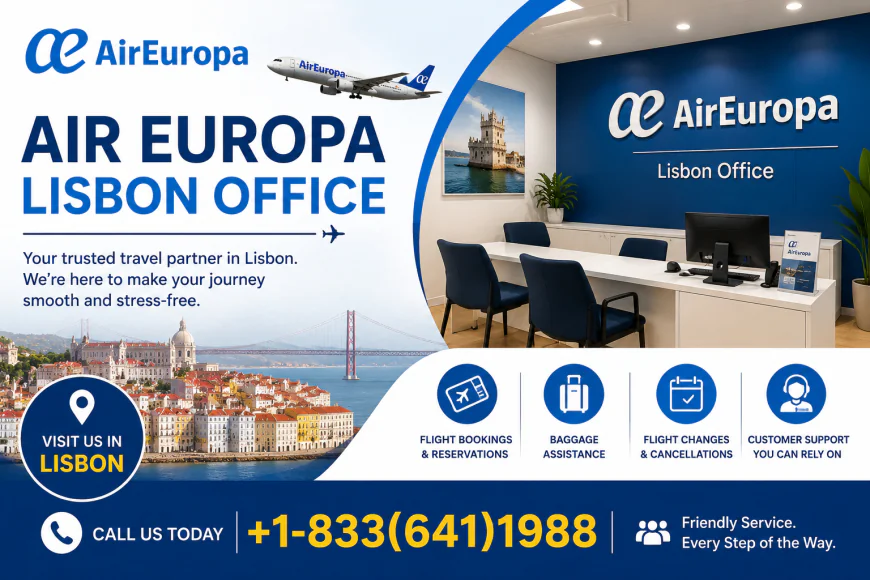 +1-833(641)1988 Air Europa Lisbon Office