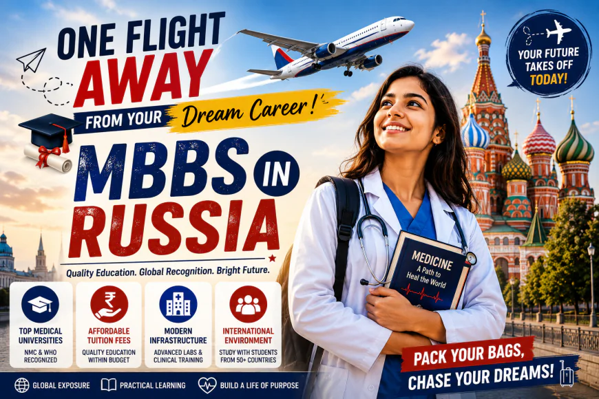 ?? One Flight Away from Your Dream Career: MBBS in Russia