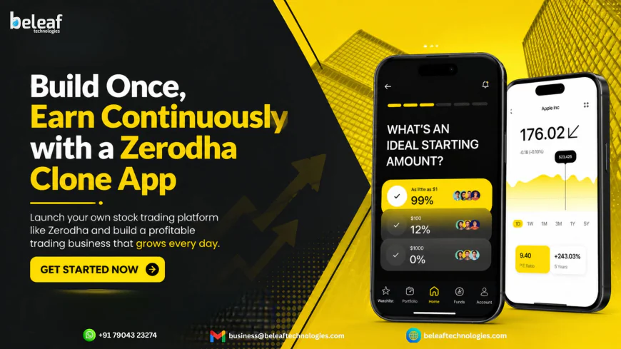 Build Once, Earn Continuously with a Zerodha Clone App