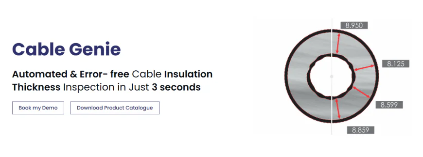 Cable Genie & Insulation Thickness Measurement System: Smart Solution for Cable Quality Inspection