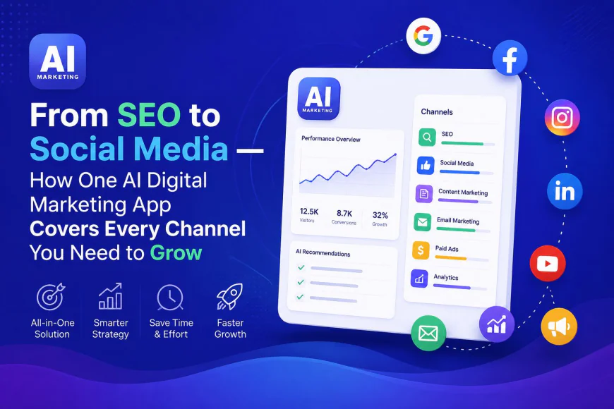 From SEO to Social Media — How One AI Digital Marketing App Covers Every Channel You Need to Grow
