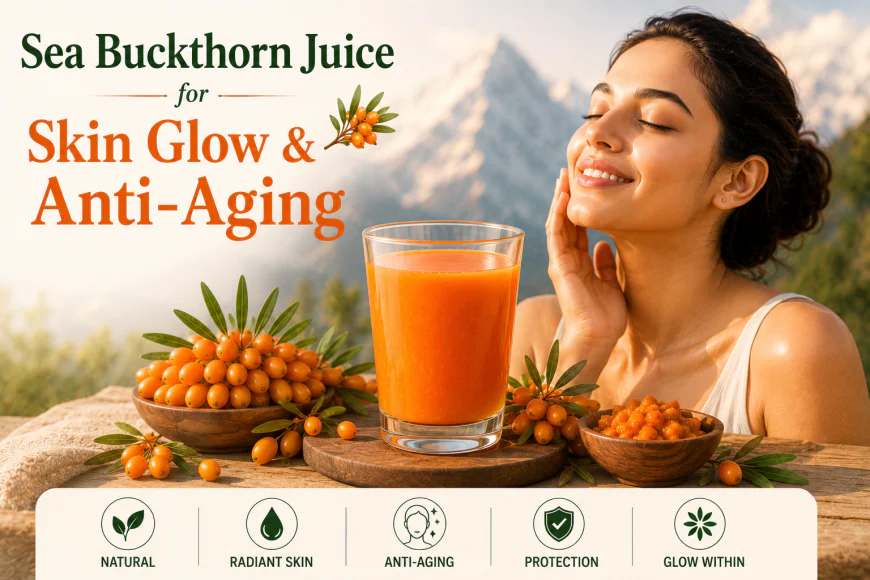 Sea Buckthorn Juice for Skin Glow & Anti-Aging