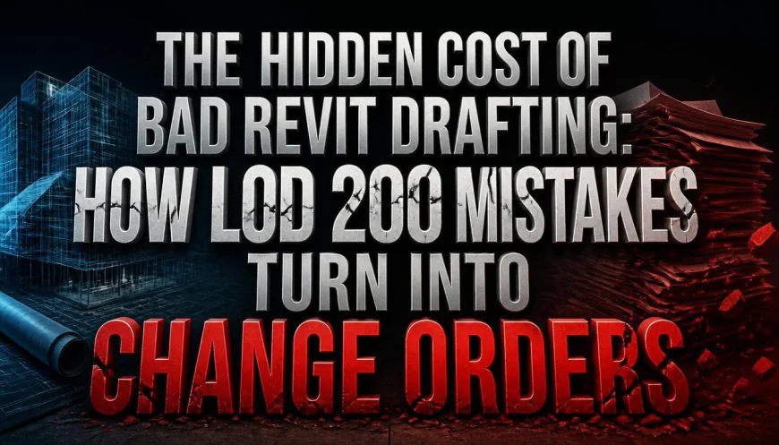 The Hidden Cost of Bad Revit Drafting: How LOD 200 Mistakes Turn into Change Orders