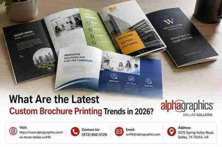 What Are the Latest Custom Brochure Printing Trends in 2026?