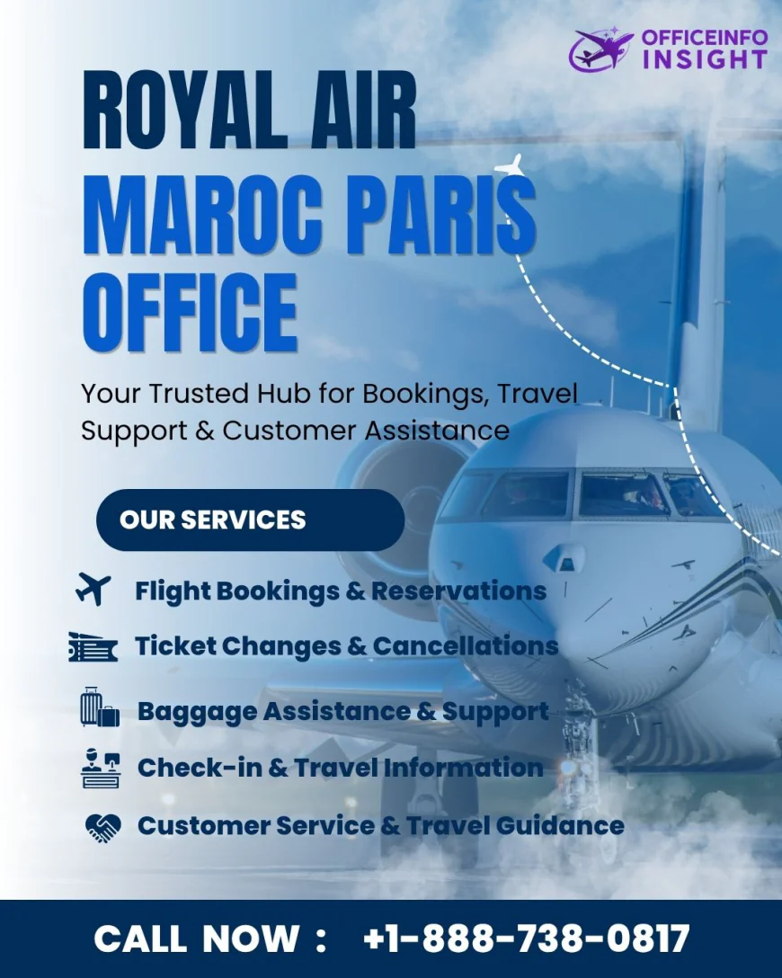 Royal Air Maroc Paris Office in France +1-888-738-0817