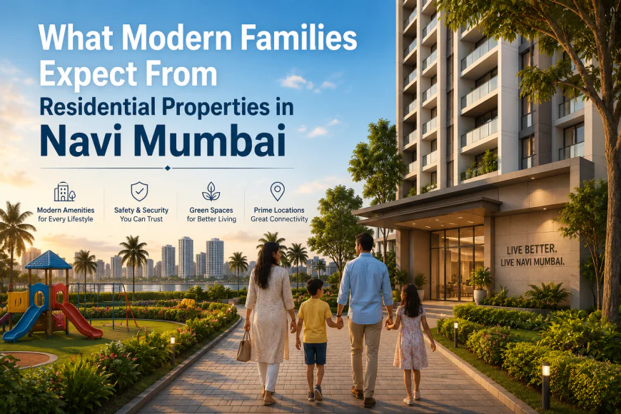 What Modern Families Expect From Residential Properties in Navi Mumbai