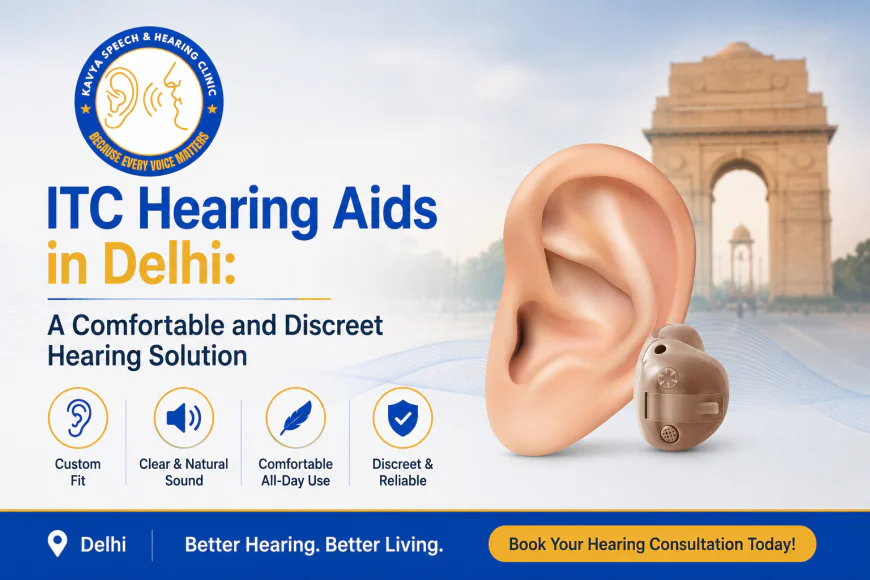 ITC Hearing Aids in Delhi: A Comfortable and Discreet Hearing Solution