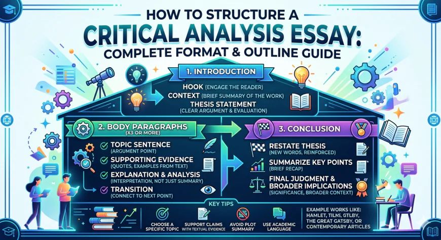 How to Structure a Critical Analysis Essay: Complete Format & Outline Guide
