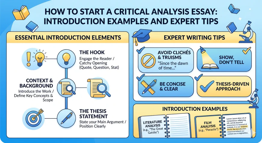 How to Start a Critical Analysis Essay: Introduction Examples & Hooks