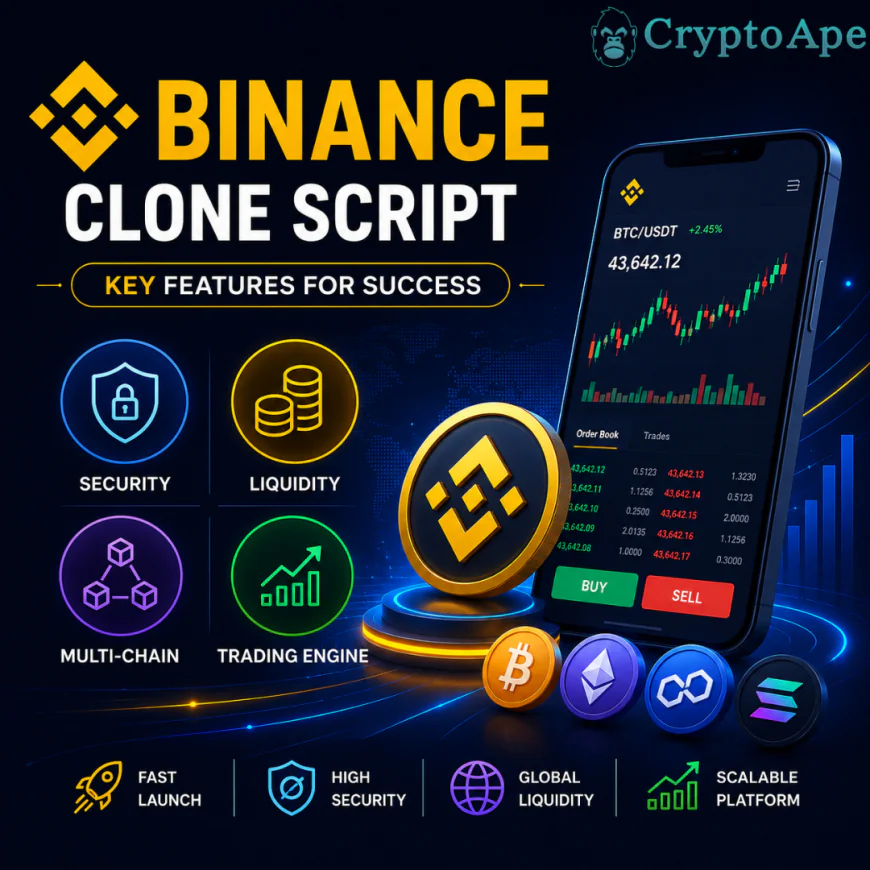 Key Features of a Binance Clone Script That Drive Business Success