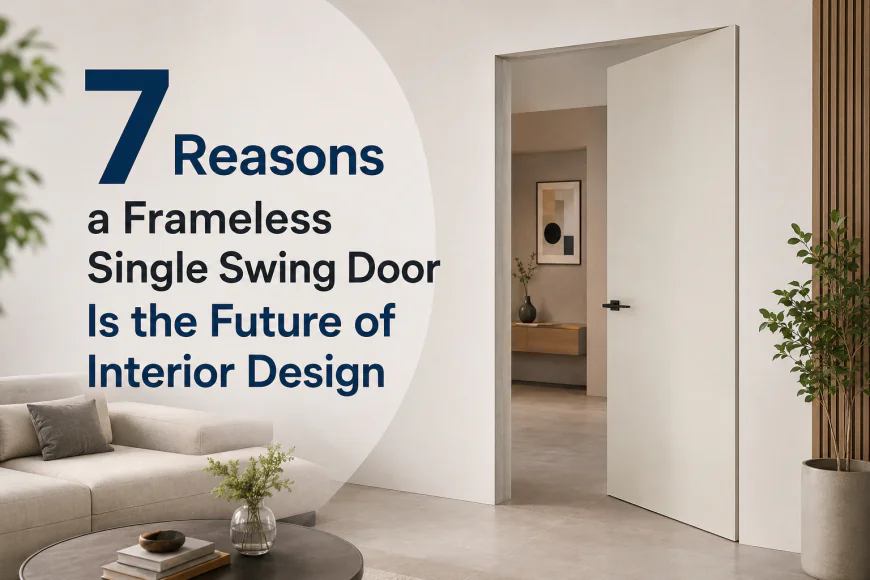 7 Reasons a Frameless Single Swing Door Is the Future of Interior Design