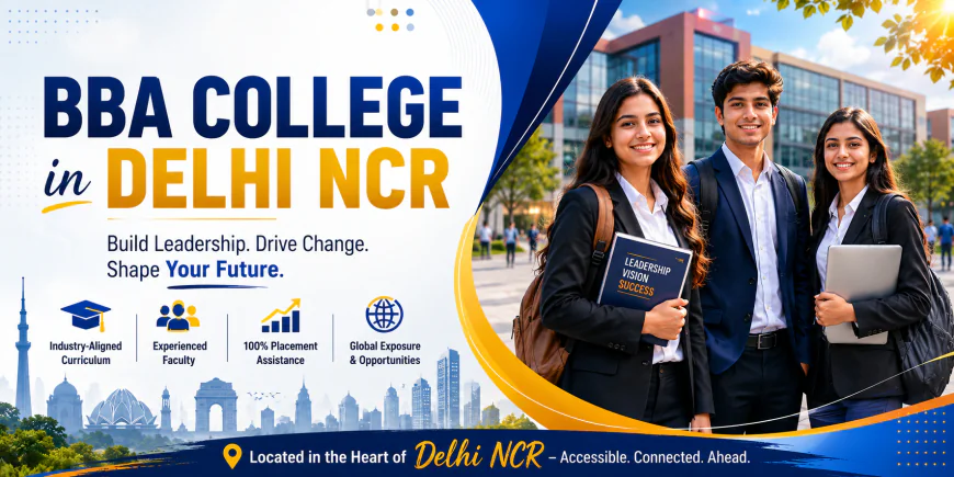 BBA College in Delhi NCR: Build a Strong Foundation for a Successful Business Career