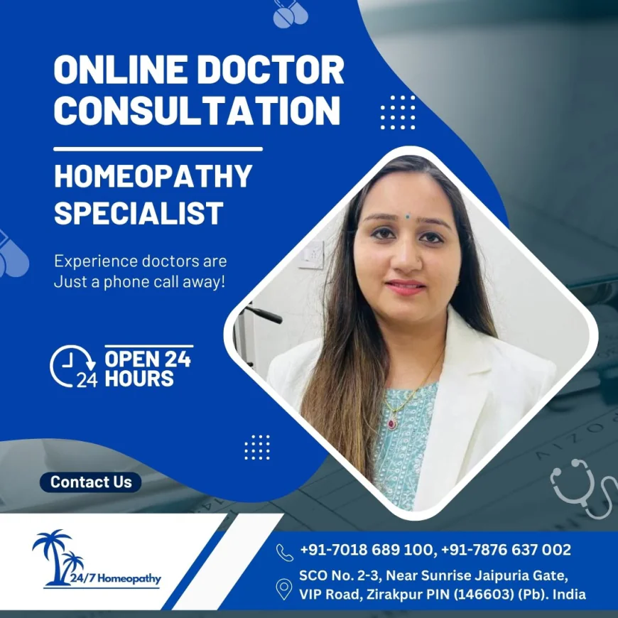 Homeopathy Treatment Zirakpur: Personalized Care from a Female Homeopathy Doctor in Zirakpur