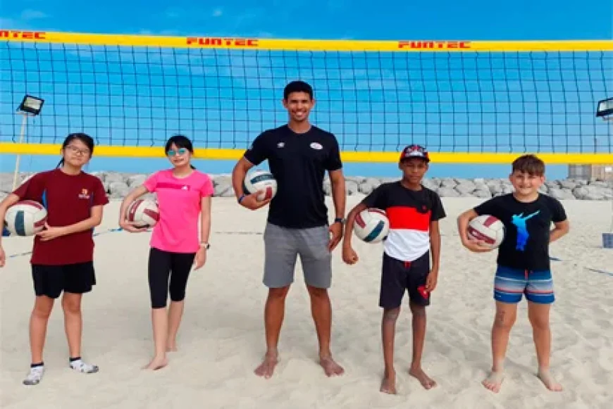 Volleyball for Children Dubai in a Fun Learning Environment