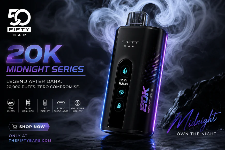 Fifty Bar 20K Midnight Series: A Premium Vaping Experience for Modern Users