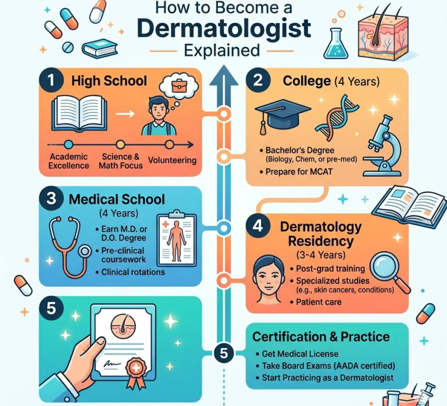 Where to Study and Train to Become a Dermatologist