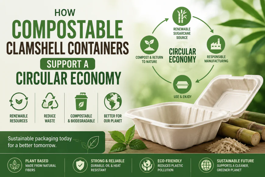 How Compostable Clamshell Containers Support a Circular Economy