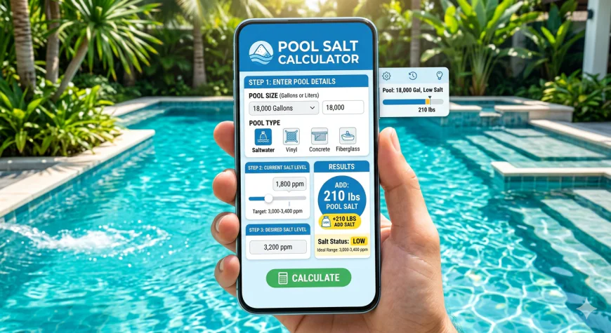 Pool Salt Calculator  Find the Right Salt Level for Your Pool