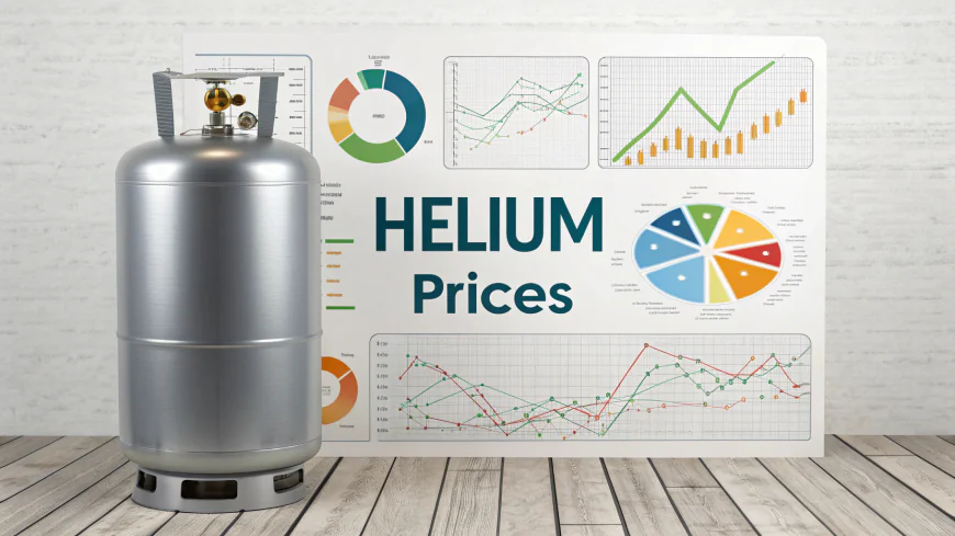 Helium Prices Index Analysis with Quarterly Trend and Forecast Prices Chart