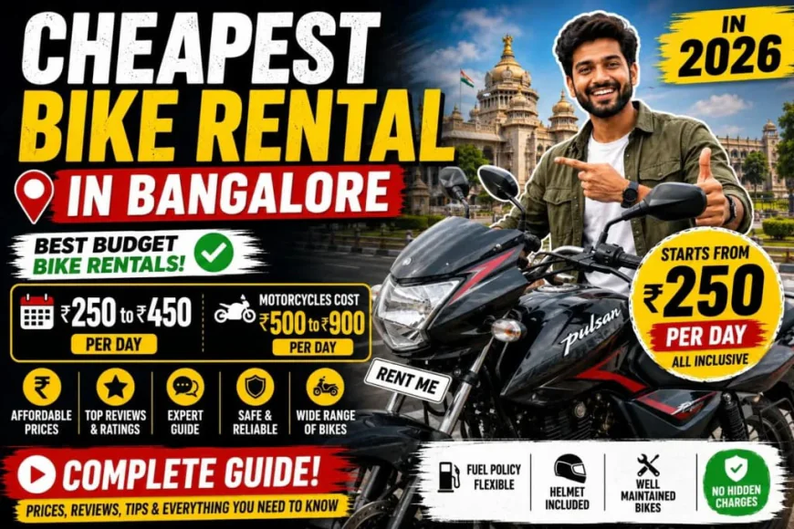 Top Rental Bikes in Bangalore for Office Commutes