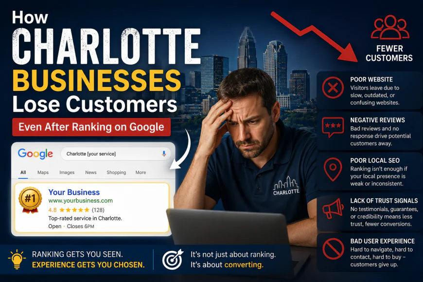 How Charlotte Businesses Lose Customers Even After Ranking on Google