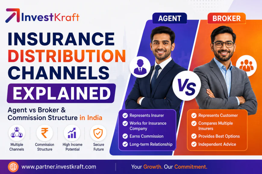 Insurance Distribution Channels Explained: Agent vs Broker & Commission Structure in India