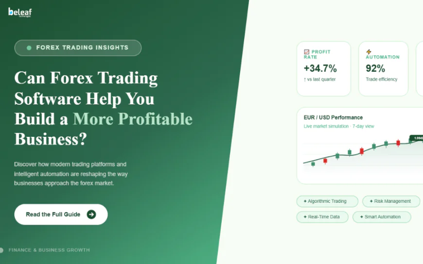 Can Forex Trading Software Help You Build a More Profitable Business?