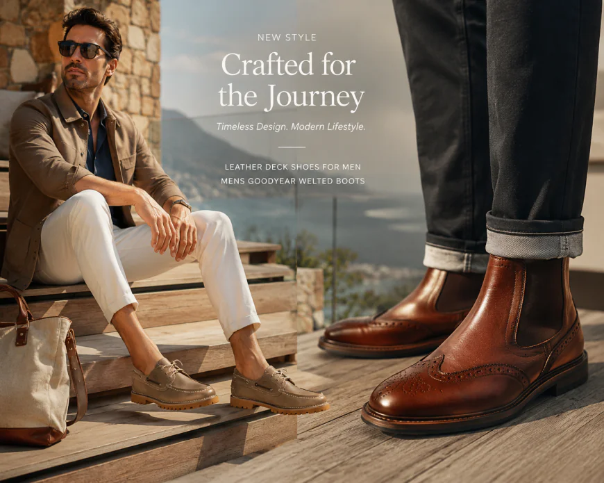 The Smart Choice for Men Seeking Comfort and Classic Footwear