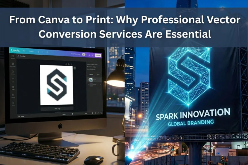 From Canva to Print: Why Vector Conversion Services Are Essential for Professional Printing