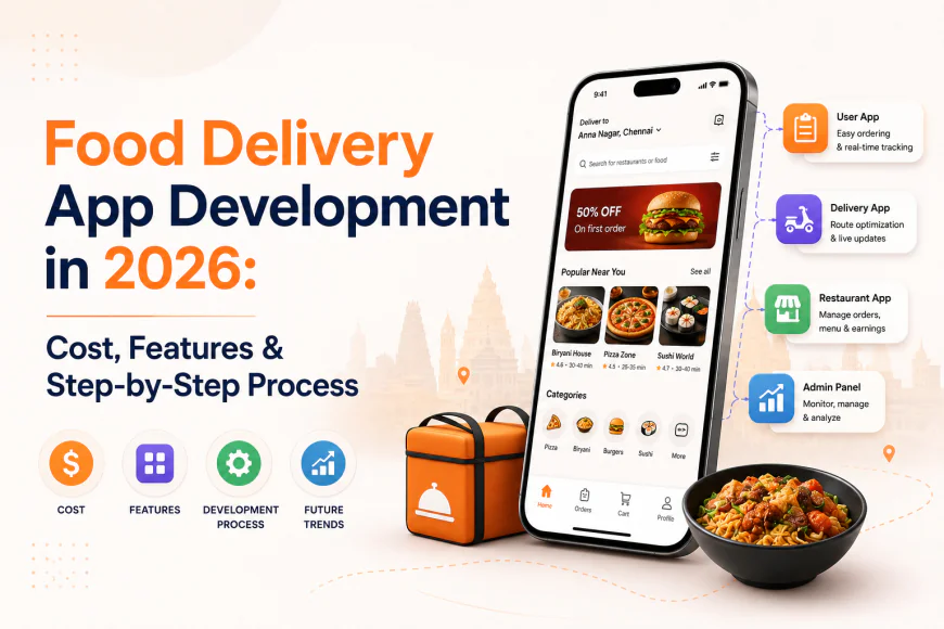 Complete Guide to Food Delivery App Development in 2026: Cost, Features & Process
