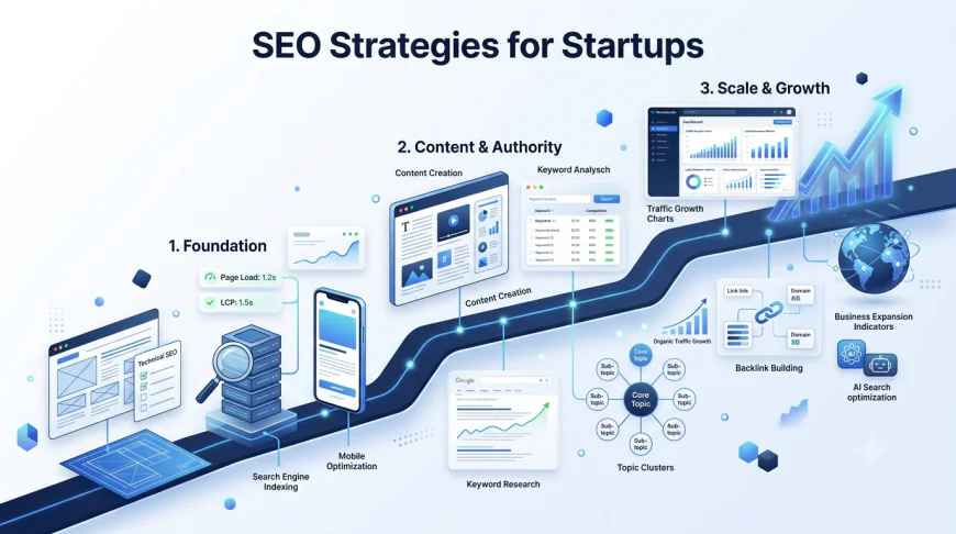 SEO Strategies for Startups: A Simple 3-Stage Framework for Long-Term Growth