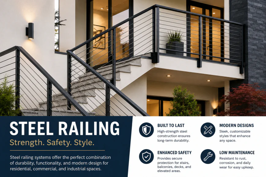 Upgrade Your Property with Durable and Stylish Steel Railing Solutions