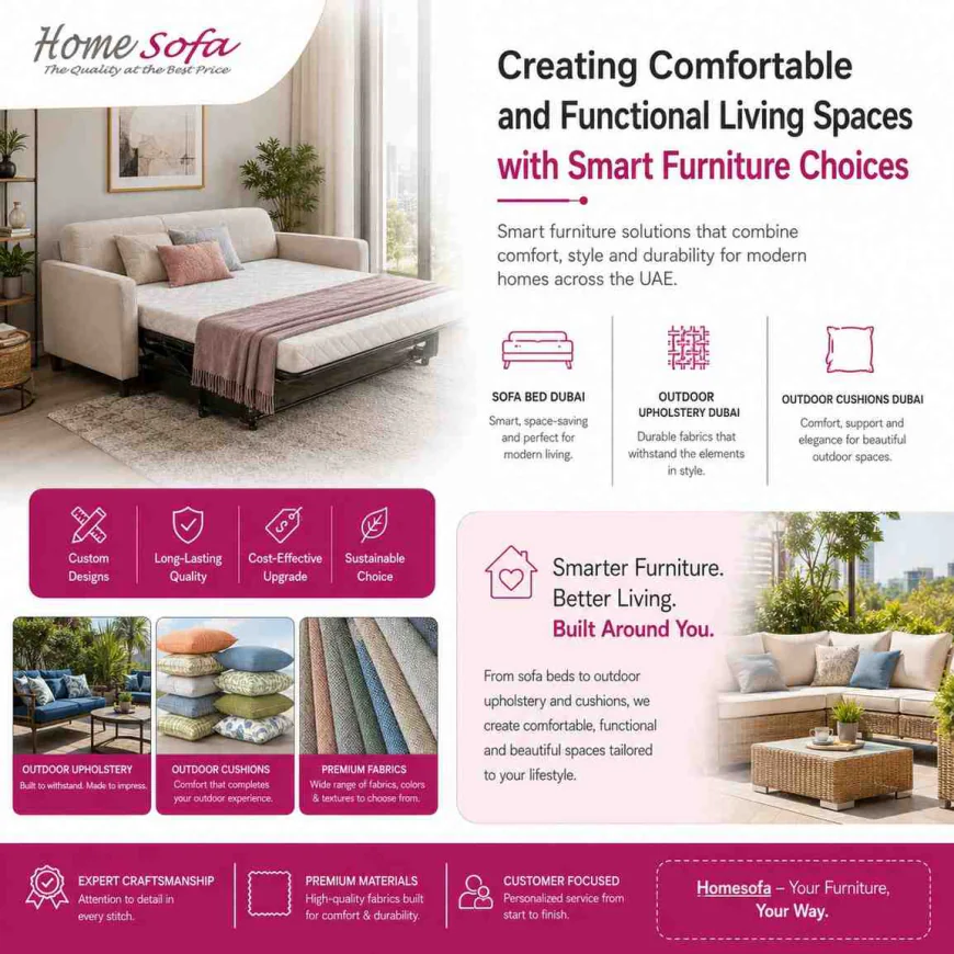 Creating Comfortable and Functional Living Spaces with Smart Furniture Choices
