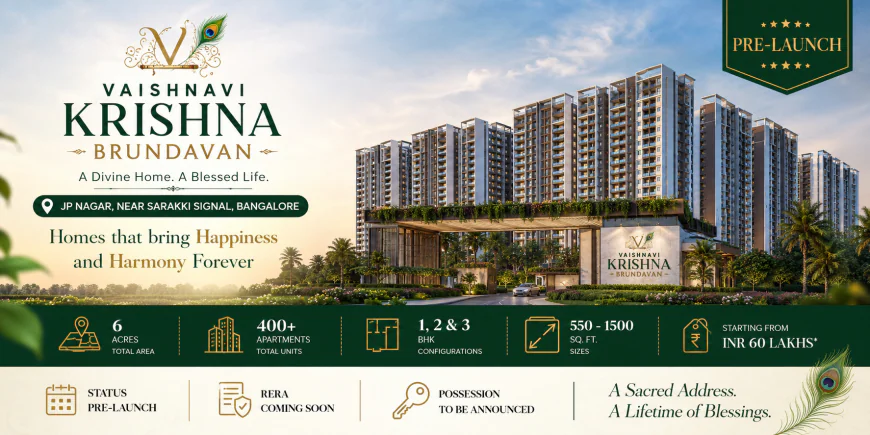 Vaishnavi Krishna Brundavan Bangalore Book Your Dream Home