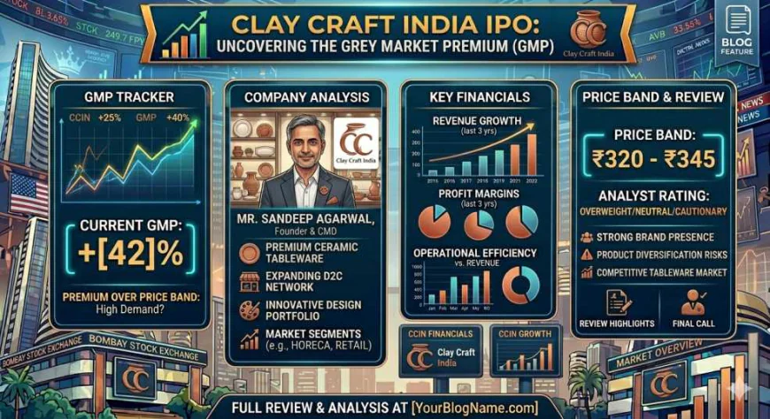 Clay Craft India IPO GMP: Price Band, Dates, Review & Should You Apply?