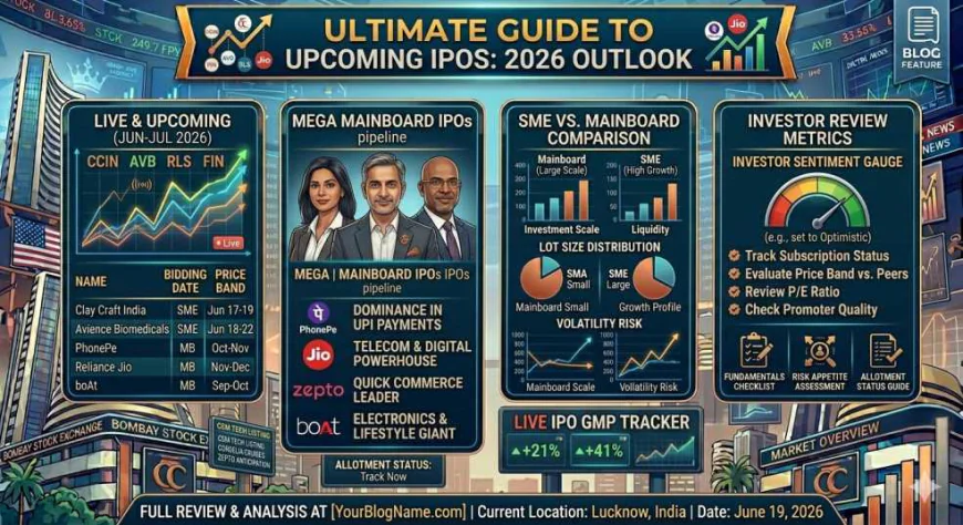 Upcoming IPO 2026 | Main Board & SME IPO List | Live IPO GMP & Reviews