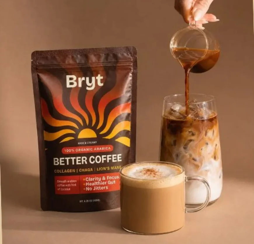 How much caffeine is in Bryt Better Coffee?