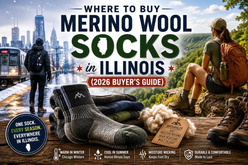 Where to Buy Merino Wool Socks in Illinois (2026 Buyer's Guide)
